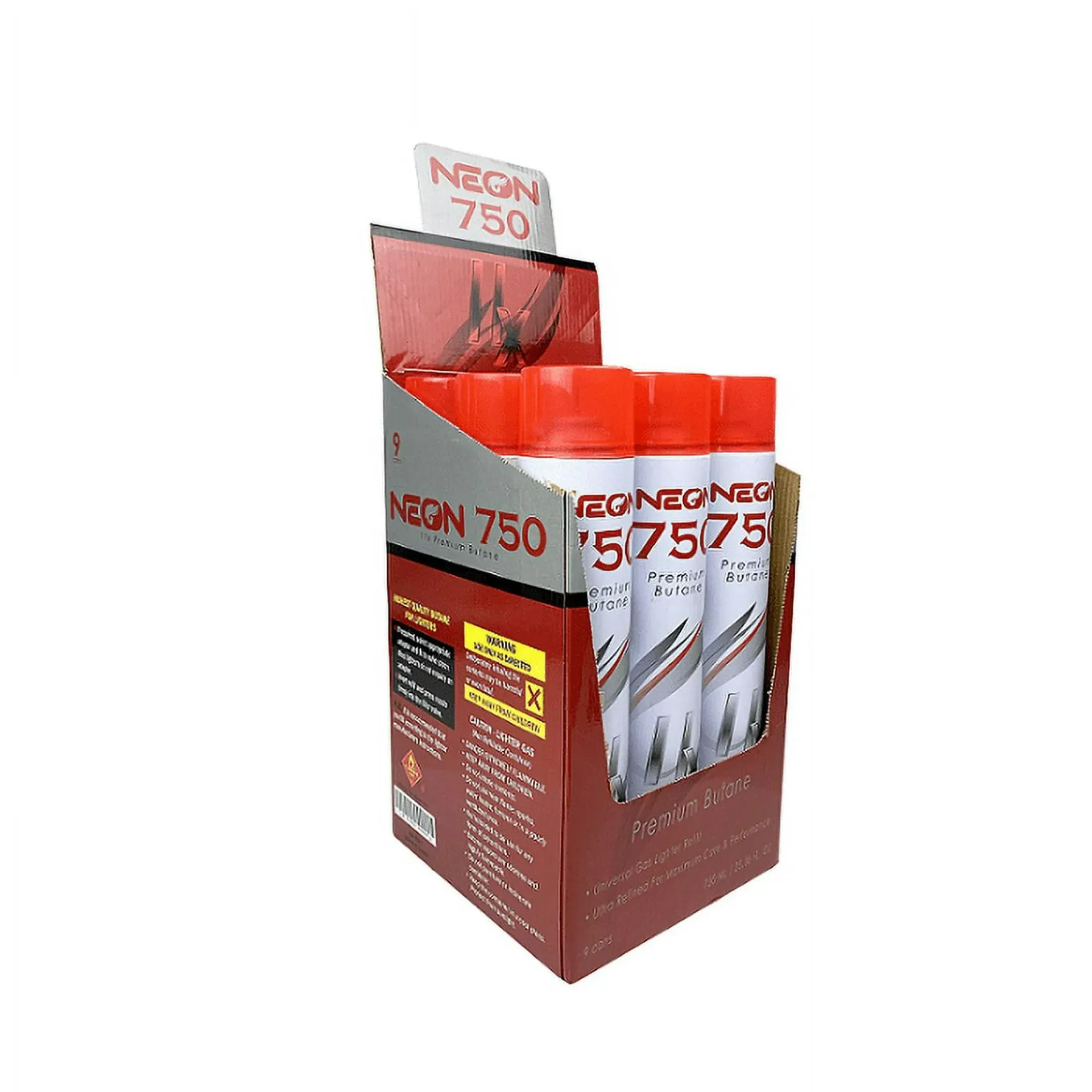 [NEON-750-11XB] Neon - 11x 750ML Refined Butane [9PC]